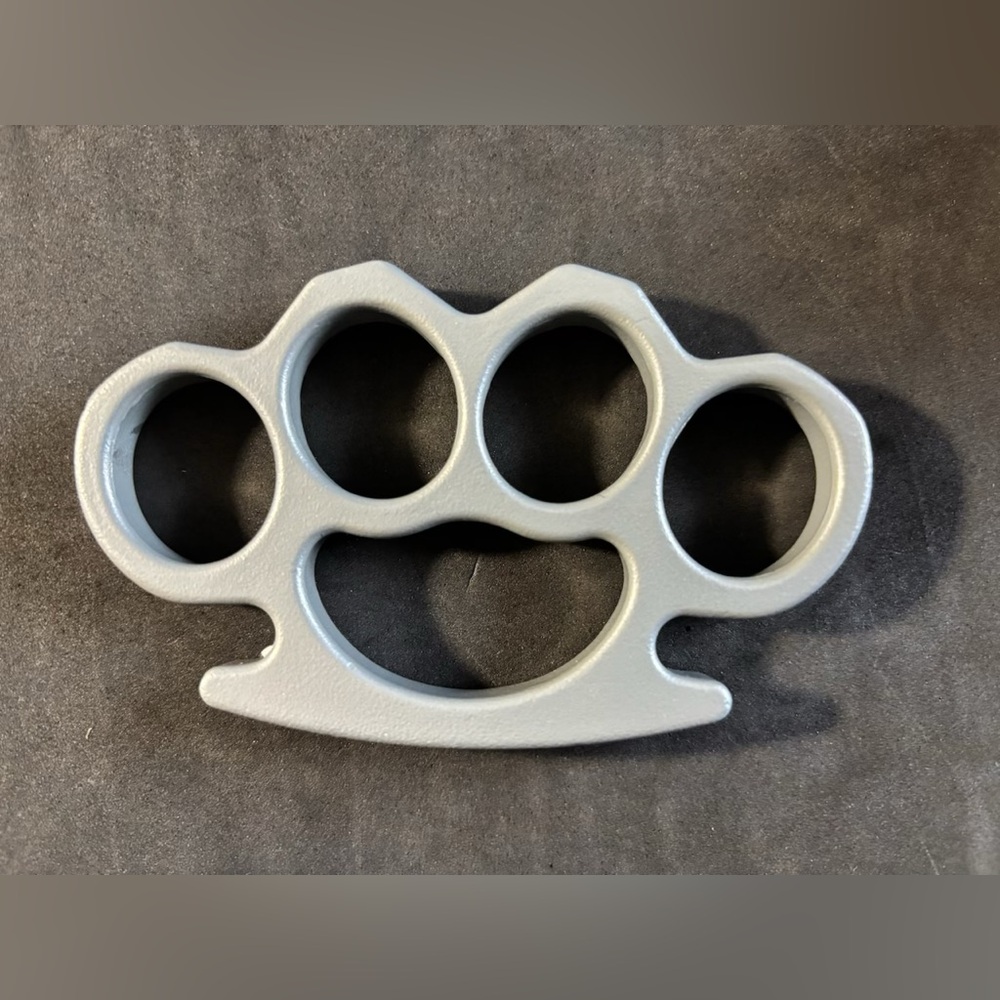 Light Weight 2 ounce Thick Metal DIY Belt Buckle, Knuckle, or Paper Weight, NEW